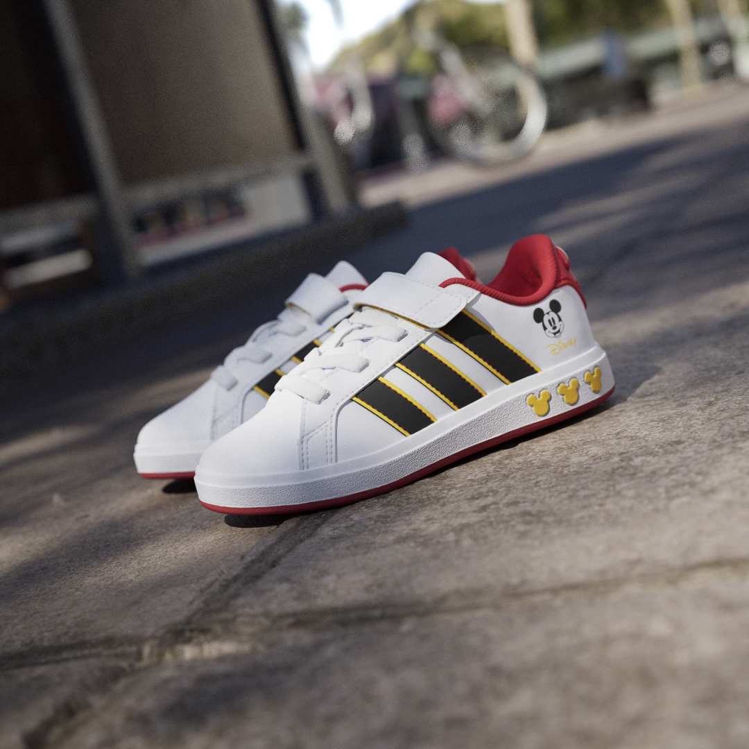 Tenis adidas Grand Court adidas Disney Mickey Mouse para Niños - JQ8067 - Imagen 18